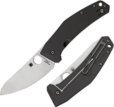 Spyderco SpydieChef Folding Knife 3.52'' LC200N Tool Steel Blade Titanium Handle