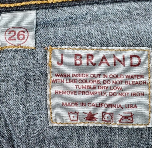 J Brand Jeans Women's Skinny Ankle Stretch Cropped Capri Dark Wash Low Rise 26 - Picture 7 of 11