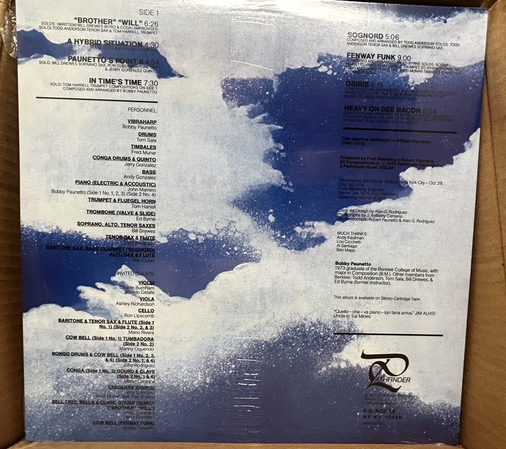 RARE Limited Edition LP Fania Bobby Paunetto Paunettos's Point | eBay