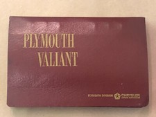 Rare Original 1964 Plymouth Valiant Color Upholstery Dealer Only Sample Album