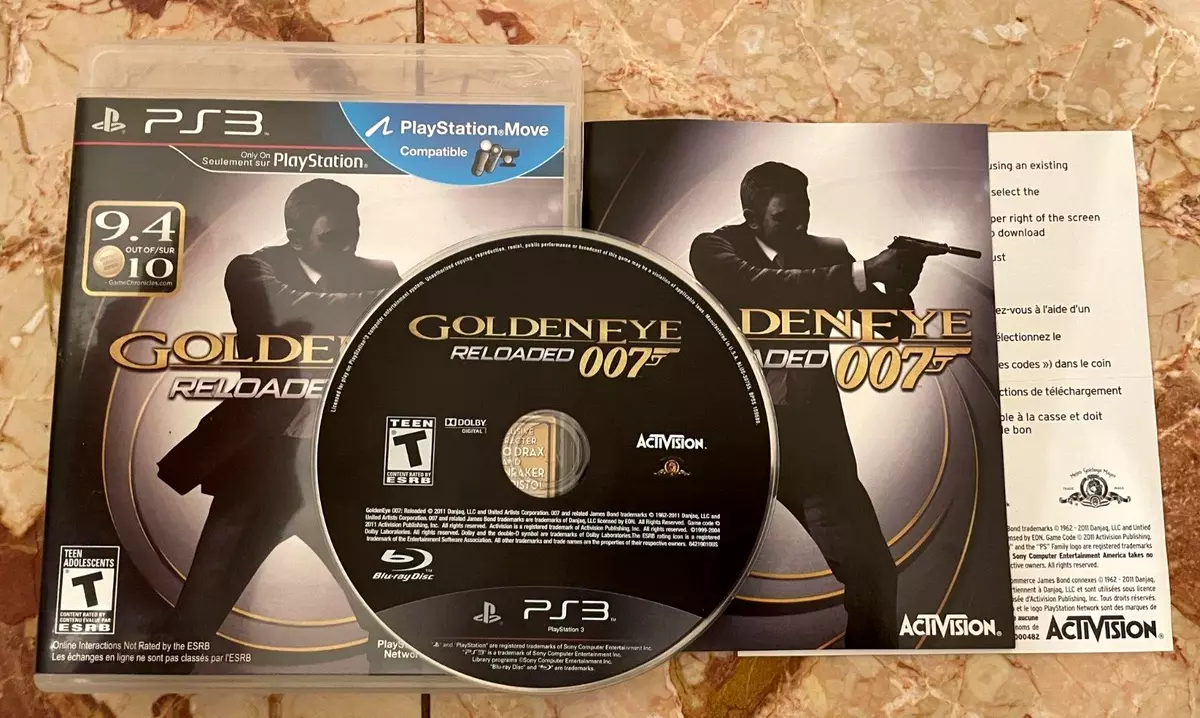 GoldenEye 007: Reloaded (Sony PlayStation 3, 2011) Tested CIB Complete