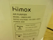 Himox Air Purifier Model HIMOX-HO-5