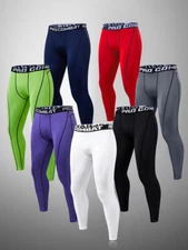 Men's Sports Compression Pants Athletic Tight,Leggings Base Layer Bottoms S-3XL