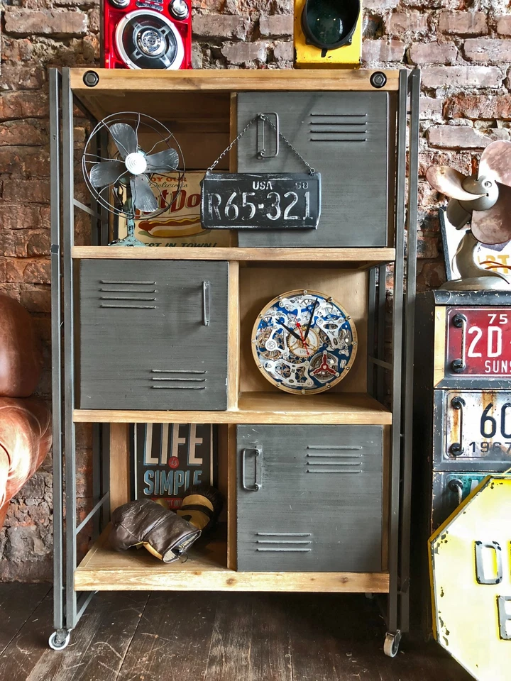 Reloj de pared Automaton Tourbillon azul engranajes móviles diseño de mecanismo de reloj cinético Foto 3 de 4