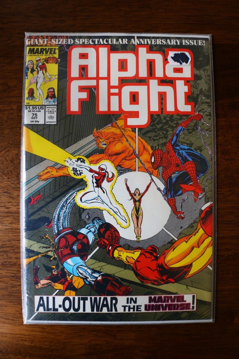 ALPHA FLIGHT #75 GIANT-SIZED (OCT 1989, MARVEL) Comics 