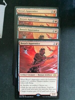 MTG Modern Horizons 2 Breya's Apprentice x 4