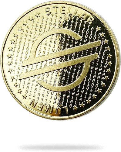 Moneda Stellar Criptomonedas físicas XLM LUMEN Criptomoneda Token - 2 piezas - Imagen 5 de 5
