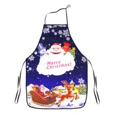 TtS Christmas Apron Kitchen BBQ Adults Unisex Santa Reindeer Apron Party Costume