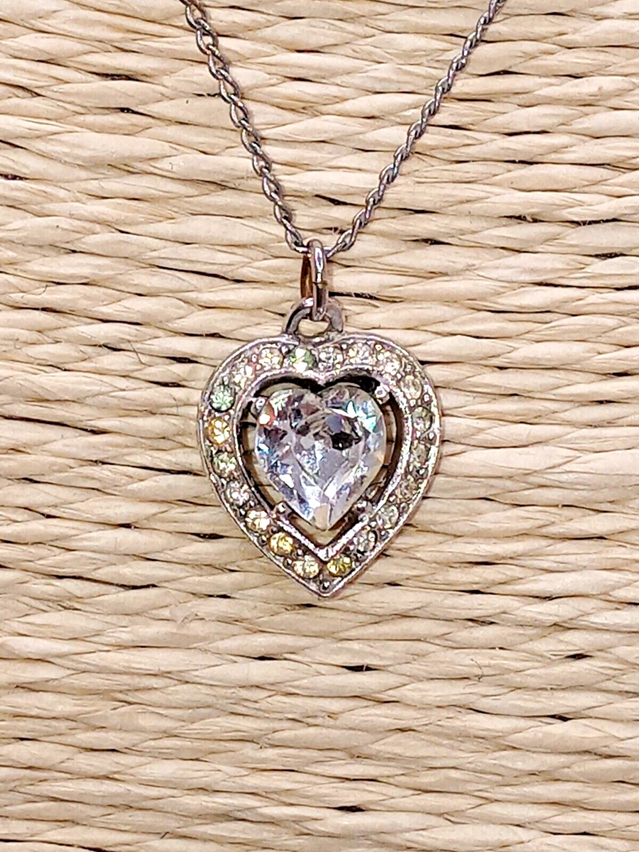 Trifari heart necklace clearance