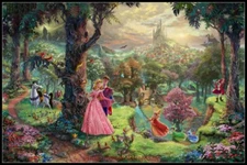 Sleeping Beauty - DIY Chart Counted Cross Stitch Patterns Needlework DMC Color