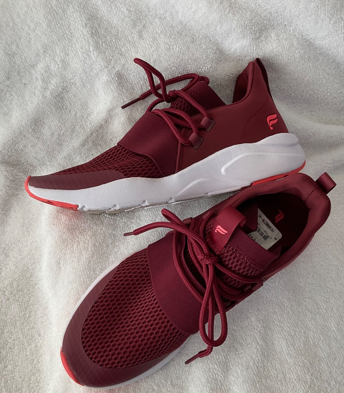 SAOLA Sneakers sportive slip on donna nuove con etichette in rete ruggine suola bianca taglia 6 scarpe tennis