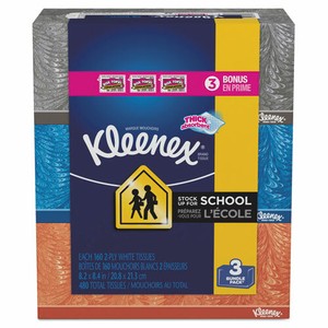 kleenex tissue facial pack ply bx carton pk box