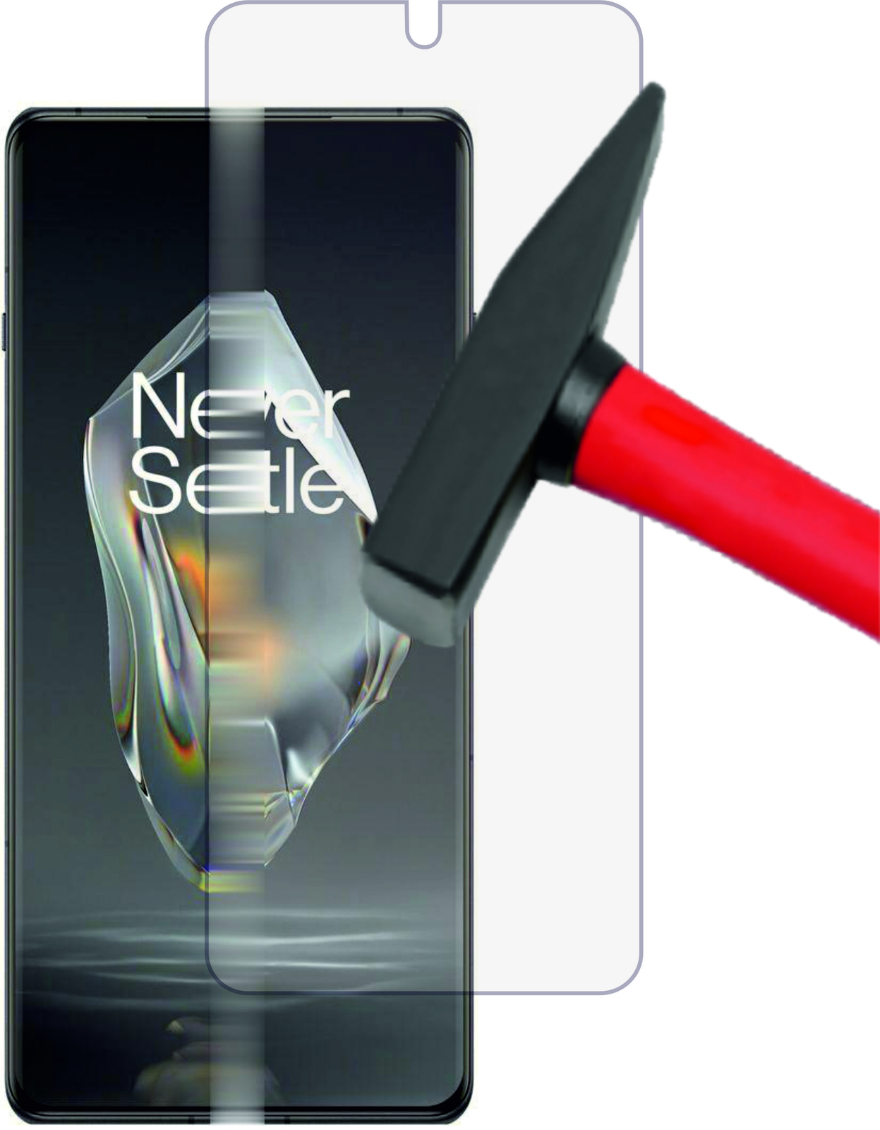 PELLICOLA IN VETRO TEMPERATO Per ONEPLUS ACE PROTEZIONE