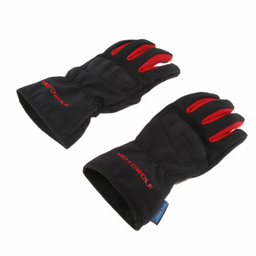 2 Fingerlose Leder Handschuhe - Für Motorrad & Fahrrad 15,7x10cm