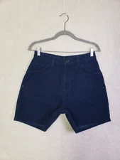 Gitano Women Short 12 Blue 100% Cotton High Rise Straight Slim Regular Fit Denim