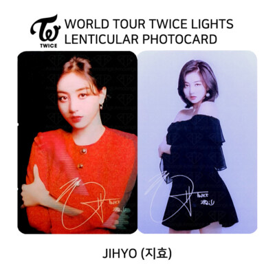 TWICE WORLD TOUR 2019 TWICE LIGHTS LENTICULAR PHOTOCARD MEMBER SET