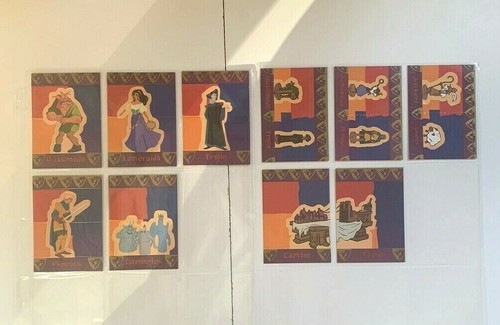 DISNEY 1996 SKYBOX GOBBO NORTE DAME CARTE COLLEZIONABILI SOTTOSET POP OUT 66-74 - Foto 1 di 2