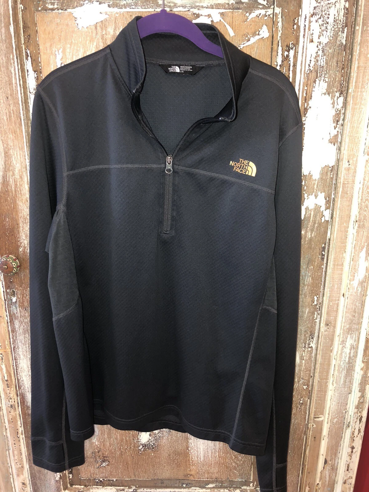 The North Face 1/4 Zip Flash Dry Outdoor Pullover Shirt Long Sleeve Size L