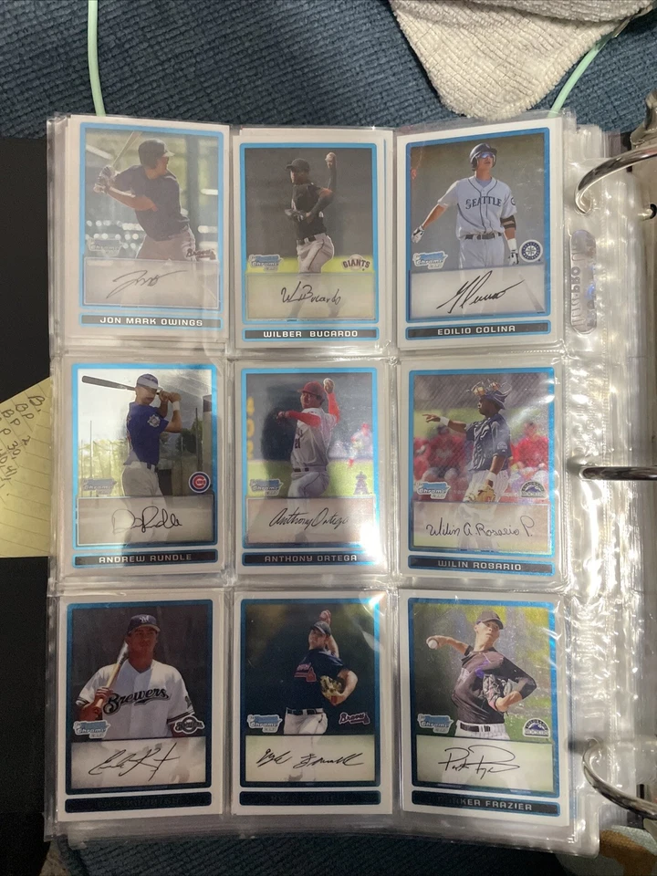 Coleção de cartões autografados da liga principal de beisebol livro cheio de muitos bons jogadores NOVO EM FOLHA!! - Imagem 4 de 4