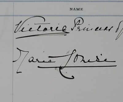 Preußen Prinzessin Victoria Louise Signiert Marie Schleswig-Holstein Royalty