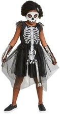 HYDE  EEK BOUTIQUE KIDS SKELETON DRESS size large 10-12 brand new halloween