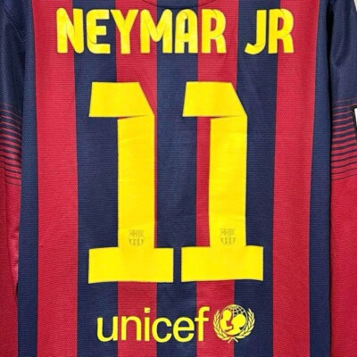 ゆ*か様 FC Barcelona Neymar Jr. 11 長袖シャツ FC Barcelona 2014-15 Home Long Sleeve Soccer Jersey Neymar
