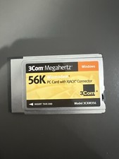 3Com Megahertz 3CXM356 56K Winmodem PCMCIA Windows PC Card with Xjack Connector