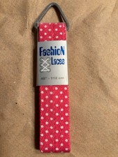 Shoe Laces Strings 45  Hot Pink Polka Dots