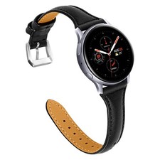 JOYOZY Leather Band for Samsung Galaxy Watch Active 2 3 4 5 6 7 40-44mm