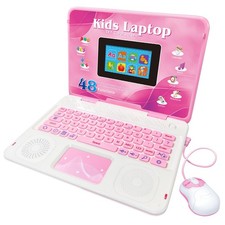 Kids Laptop, Educational Color Screen Laptop with 48 Learning Modes, Medium