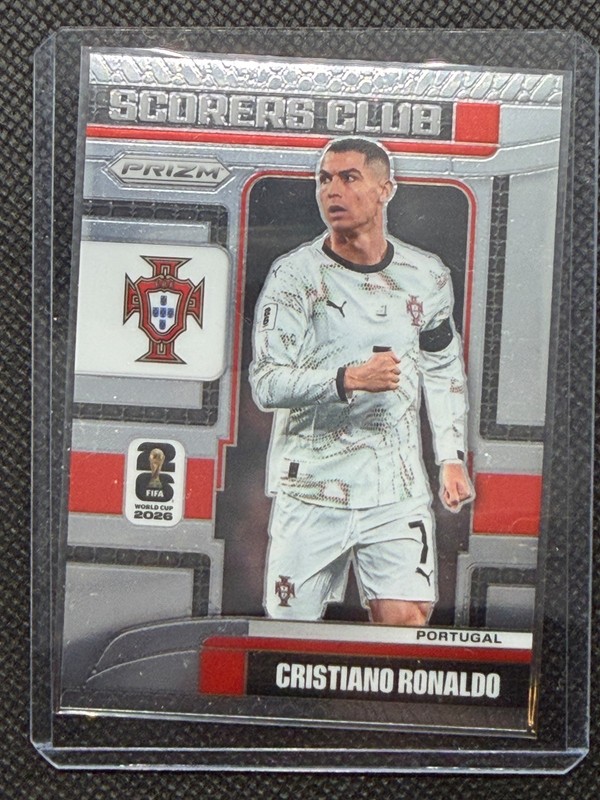 PANINI PRIZM FIFA WORLD CUP 2026 CRISTIANO RONALDO PORTUGAL SCORERS CLUB