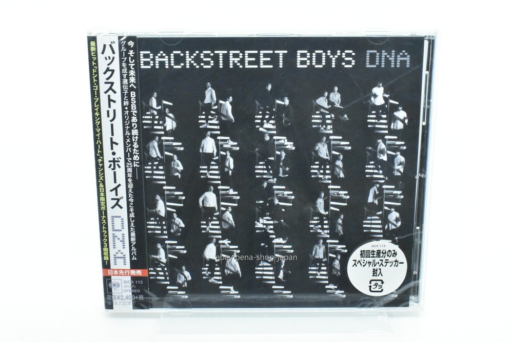 BACKSTREET BOYS DNA-Japan CD 2019 WITH 3 BONUS TRACKS SICx-113