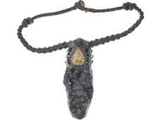 Anothai Hansen (Thailand/ New York) Artisan 7 color stone and crystal necklace