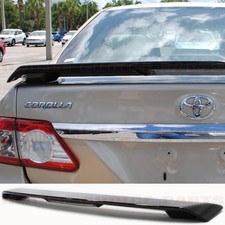 For 2009-2011 2012 2013 Toyota Corolla Factory Style Spoiler Painted Gloss Black