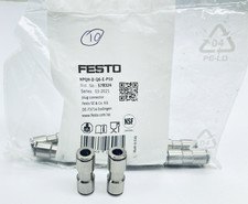 Lot of 10 FESTO NPQH-D-Q6-E-P10 Plug Connector 6mm x 6mm 290psi 578324