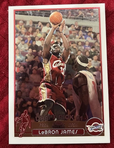 2003-04 Topps Chrome #111 Lebron James Rookie (RC) Cleveland Cavaliers CLEAN