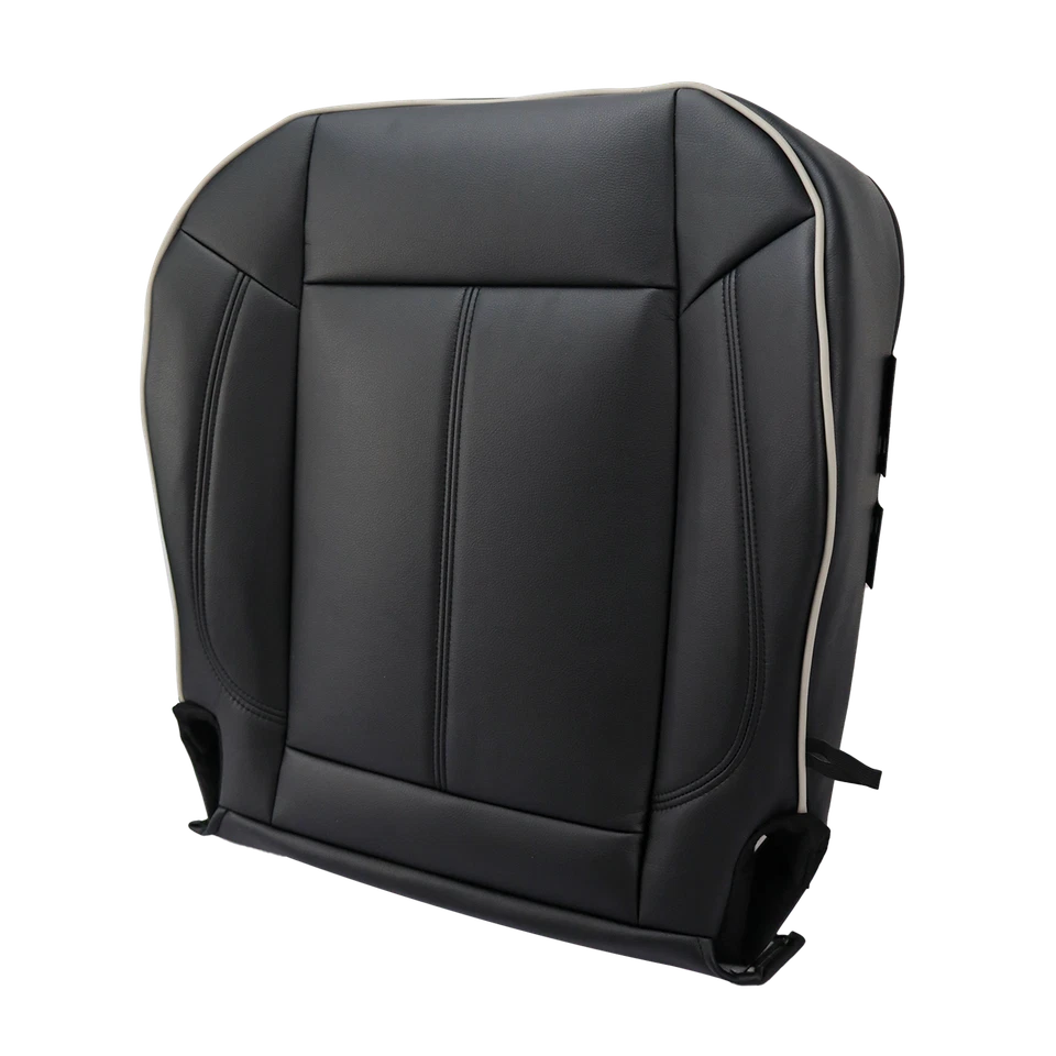 Hummer H3 For 2006 - 2010 Driver Passenger Side Bottom & Top Seat Cover Black - Image 3 of 4