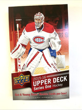 2015-16 Upper Deck Series 1 Hockey Hobby Box 178/192 Hockey Card Count