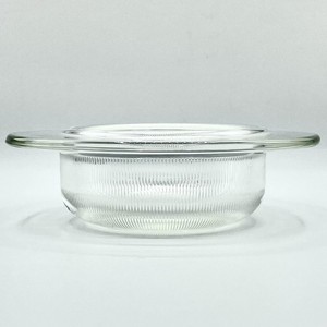 Heller 1970 Ribbed Glass Ramekin Ovenware Designed by Lella & Massimo Vignelli