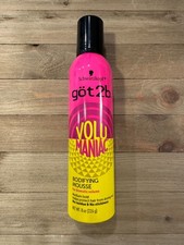 Got2b Volumaniac Bodifying Hair Mousse by Schwarzkopf for Volume 8 Oz New