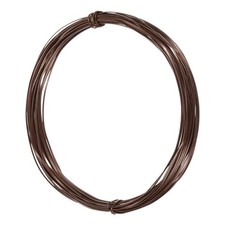 1mm Aluminum Craft Flat Wire,33Ft 0.5mm Thickness Armature Wire, Brown