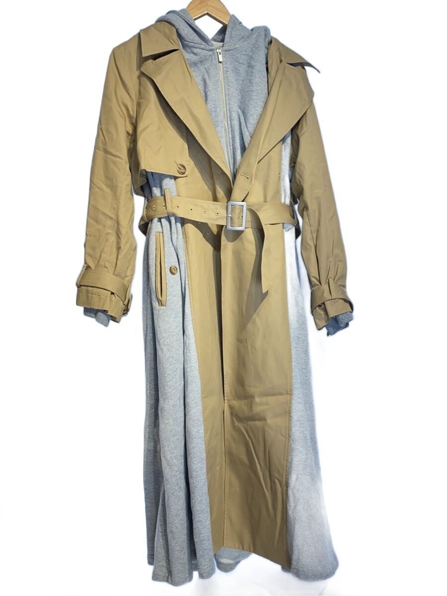 AMERI Trench Coat M Cotton Beige Used Jackets Bod… - image 1
