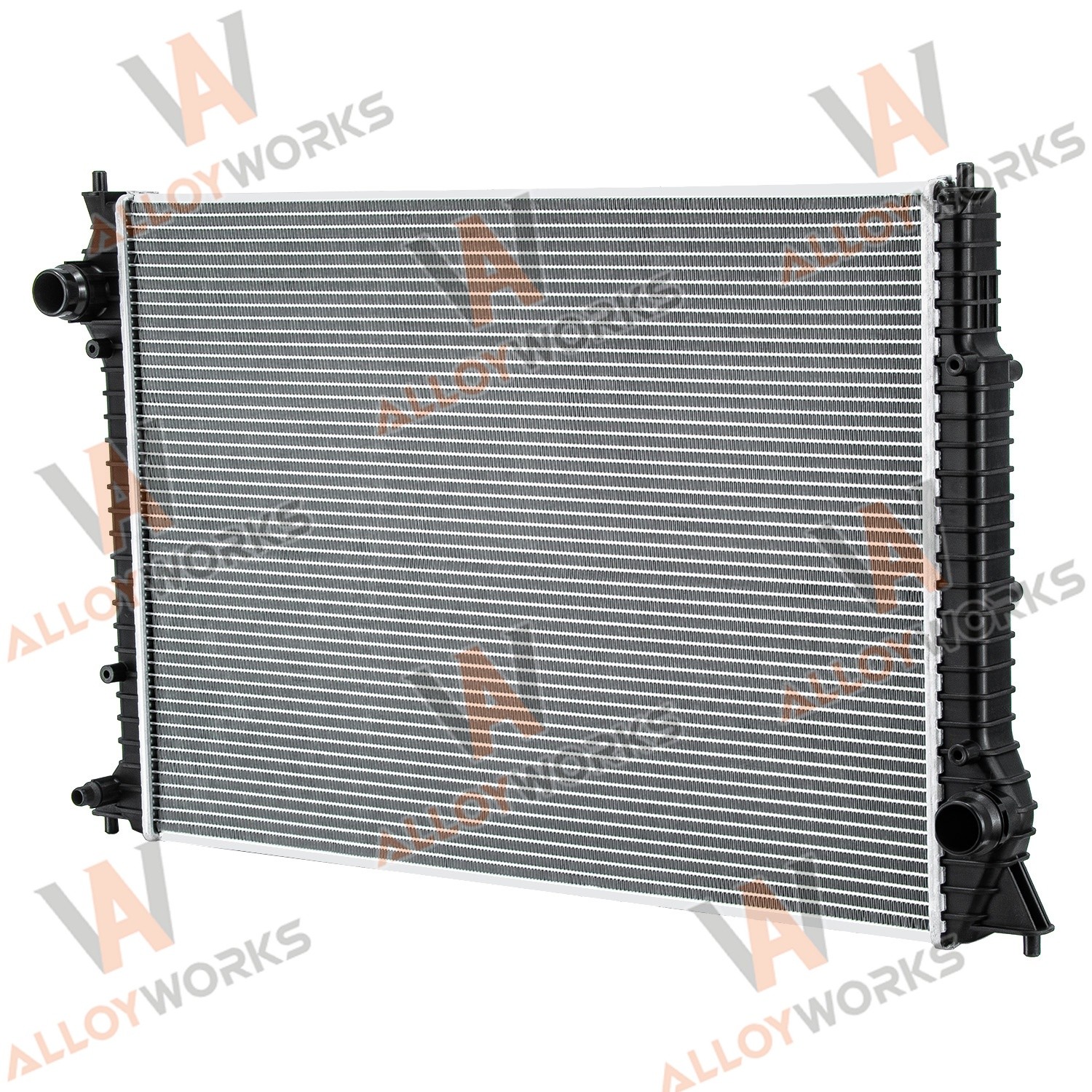 2-Core Radiator Fits 2004~2011 Bentley Continental GT GTC Flying Spur W12 6.0L