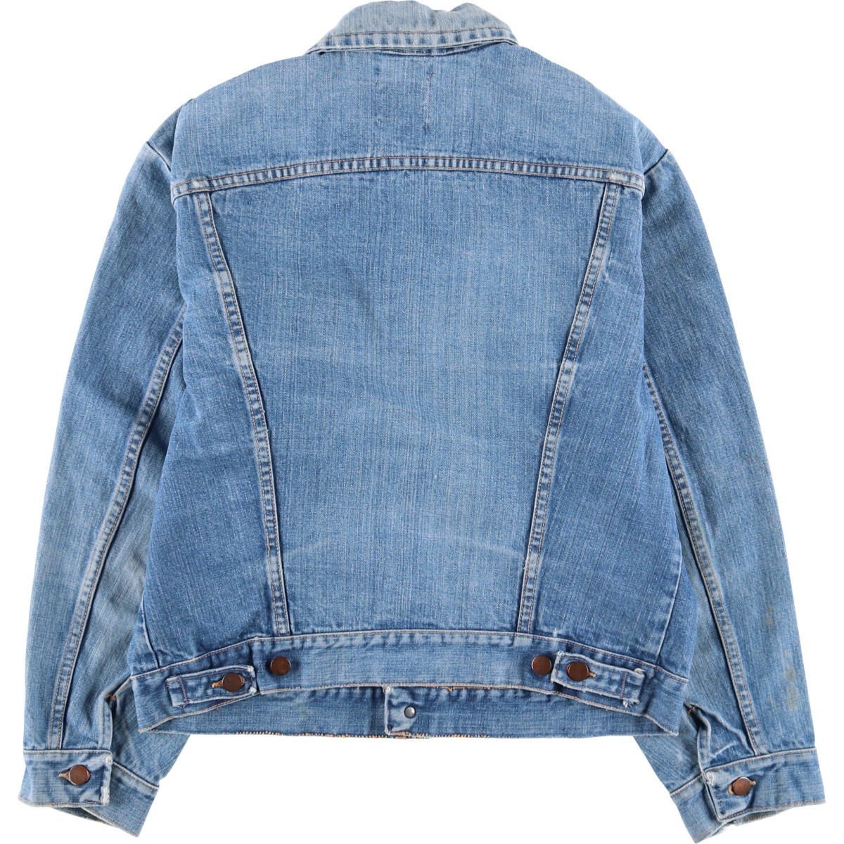 Vintage 1970'S Wrangler denim jacket with black tag made in