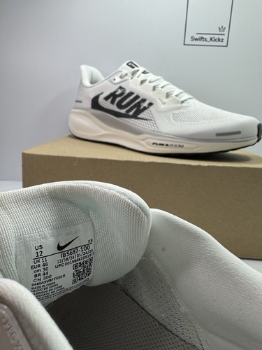 Nike Air Zoom Pegasus 41 Trainers - White / Grey - Size UK 11 - IB5697-100 - Picture 10 of 10