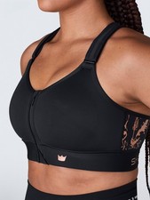 SHEFIT FLEX Black Sports Bra Size 1Luxe Comfortable Supportive Fit