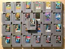 LOT OF 25 LJN NES Games Nightmare Friday Beetle Alien Punisher - CARTS ONLY