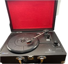 Innovative Technology Model ITVS-550BT Vintage 3-Speed Bluetooth Turntable WORKS