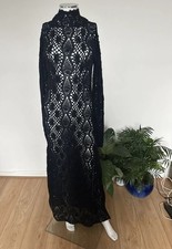 Zara Limited Edition Long Contrast Crochet Knit Dress M RRP £169 BNWT