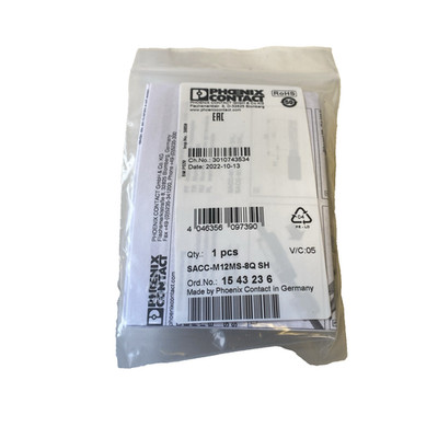 Phoenix Contact M12-Stecker 8-polig | SACC-M12MS-8Q SH (1543236) | NEU & OVP
